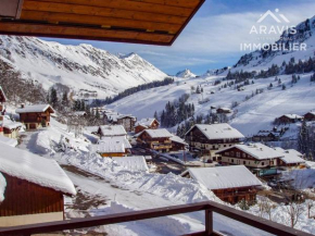 Duplex chaleureux, 3 chambres, 7-9 pers., proche commerces, vue pistes, garage privé - FR-1-391-23